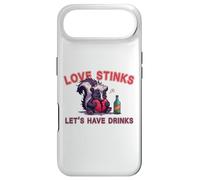 Anti Valentines Love Stinks Lets Have Drinks Sad Skunk Fun Case for iPhone Air