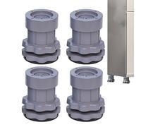 Anti-Vashing Front Bearing, Double Layer, Adjustable Non-Slip Feet, Shock Absorber for Noise Reduction and Vibrations, Washing Machine Support for Concrete, Wood or Floors
