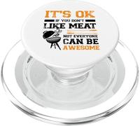 Anti Vegan Hardcore Carnivore Life Meat Eater PopSockets PopGrip for MagSafe