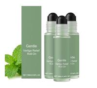 Anti-Vertigo Roll-On, Dizziness Quick Relief, Dizziness Easy Roller, Soothing Roll-On with Essential Oils, Safe Ingredients, for Relaxation, Practical for On the Go (3 Pieces)