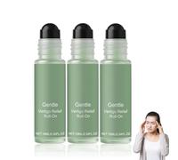 Anti-vertigo roll-on, natural roll-on against dizziness and nausea, compact aromatherapy roller with essential oils, 10 ml, for on the go (3 pieces)