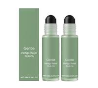 Anti-vertigo roll-on, natural roll-on against dizziness and nausea, compact aromatherapy roller with essential oils, 10 ml, for on the go (2 pieces)
