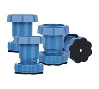 Anti Vibration - 4 Pieces Height Adjustable, Support for Washing Machine, Rubber Furniture Feet, Prevents Moving Walking Noise, Leveling for Dryer Home Apartment Dorm