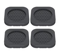 Anti-Vibration Foot Pads, Shock Blocker Set, Washing Machine Grip Pads, Durable Stabiliser Discs with Grooved Bases, Compact Shape for Washing Machines, Balance Dryers, Walking Hiking and