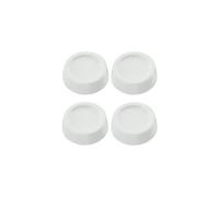 SPARES2GO Anti Vibration Low Noise Rubber Feet Pads compatible with Indesit Tumble Dryer Washing Machine (Pack of 4)