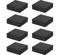 anti vibration mat - 8 Pcs Rubber Anti-Vibration Pads, 10mm Thick Non Slip Rubber Blocks, Suitable for Washing Machines, Dryers, and Other Devices
