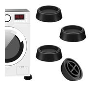 Anti Vibration Pads for Washing Machine - 4 Pack Rubber Stabiliser Feet Pads for Dryer, Dishwasher, Fridge - Non-Slip Shock Absorbers Mat - Floor Protection & Noise Reduction