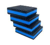 Anti Vibration Pads for Washing Machine | 4 Pieces Dampening Portable Mats,Washing Machine Mat - for Air Compressors Dryer Treadmills Home Home Bathroom Indoors Woman And Man