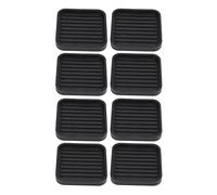 Anti Vibration Pads Heavy Duty Non Slip Rubber Mat Bed Risers for Refrigerator Washing Machine Sofa Cabinet Enhanced Shock Absorption Durable Rubber Material 9.5 x 9.5cm 8 PCS