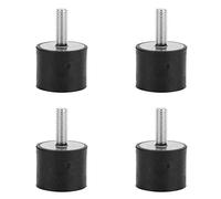 Anti Vibration Rubber Bobbin Mount Isolator Shock Absorber for Automobile Industry Heavy Machinery Fitness Equipment 4PCS (VE25*20 M6*18)