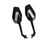 Anti-vibration scooter rearview mirror wide angle design and aluminum base, easy to install on electric bike, perfect for motorcycle rider equipment