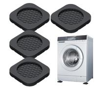 Anti Vibration Washer Pads, Shock Absorption Foot Set of 4, Compact Sturdy Accessory with Reliable Build, Stylish Laundry Tool with Modern Look, Washing Machine Dryer Gear for Home Stability