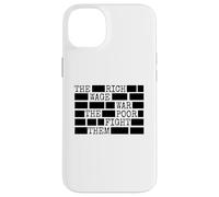 Anti War Men Women Industrial Military Complex Case for iPhone 14 Plus