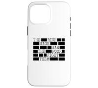 Anti War Men Women Industrial Military Complex Case for iPhone 16 Pro Max