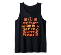 Anti War Peace Protest Better World 70s Graphic Tank Top