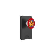 Anti-War Pro-Snacks Funny Peace Food Graphic Red PopSockets PopWallet for MagSafe