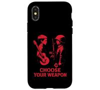 Anti War Protest Choose Weapon Statement Message Peace Day Case for iPhone X/XS