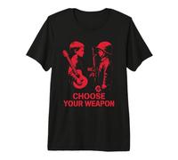 Anti War Protest Choose Weapon Statement Message Peace Day Premium T-Shirt