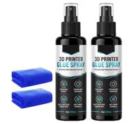 Anti-Warping 3D Printer Glue Spray,3D Printer Bed Adhesive Spray (100ml-2pcs)