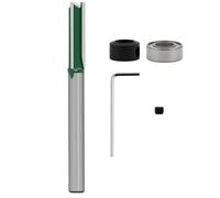 Anti Wear Silver Green Coated Router Bit Three Flutes Design for Wood Machining Applications Various Shank Option Three Flutes Milling Cutter