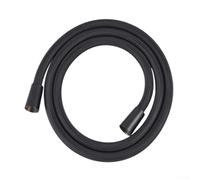Anti-Wind Shower Hose with 4-Point Thread Interface Supporting Wide Range of Showerhead Brands and Mounting Types (Black（1.5）)