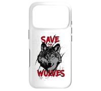 Anti Wolf Hunting Animal Welfare Protest Save The Wolves Case for iPhone 17 Pro