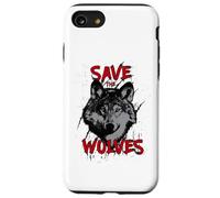Anti Wolf Hunting Animal Welfare Protest Save The Wolves Case for iPhone SE (2020) / 7/8