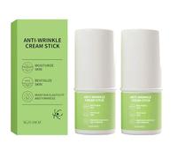 Anti-Wrinkle Cream Stick, Refreshing Face Moisturizer For Fine Lines And Wrinkles, Moisturizing Slow-Aging Stick For Firm Youthful-Looking, Smoothing Effect, Travel Size for Face(2)