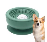Anti-Wrinkle Dog Bowl Swivel Roller Suction Cup Tilt Protection Interactive | Anti-sling bowl cats dog bowl for kittens small medium licking activity stimulation busy at the green