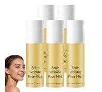 Anti Wrinkle Face Mist, Hydrating Facial Mist, Skin Firming Moisturizing Spray, Lightweight Refreshing Face Spray, Long Lasting Hydration Sprays, Makeup Fixing Sprays, Portable Daily Skin. (5PCS)