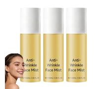 Anti Wrinkle Face Mist, Hydrating Facial Mist, Skin Firming Moisturizing Spray, Lightweight Refreshing Face Spray, Long Lasting Hydration Sprays, Makeup Fixing Sprays, Portable Daily Skin. (3PCS)