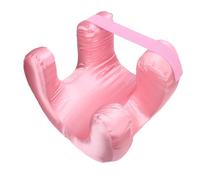 Anti Wrinkle Pillow, Premium Sleep Side Sleeper Massage Sleeping Face Down, Face Pillow Beauty for Wrinkles, Ergonomic Beauty Pillow for Back Sleep, Silk Fabric, Memory Foam (Pink)