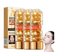 Anti -Wrinkle Repair Essence Capsule, Boseine Sheep Placenta Anti-Wrinkle Essence, Fullerene Placenta Facial Essence Capsule, Boseine Frozen Age Skin Care Soft Capsule (3 Pcs)