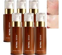 Anti-Wrinkle Retinol Serum for Face, Anti-Aging Firming Lifting Essence, Deep Hydration to Smooth Fine Lines, Wrinkles, Collagen Boost, Lasting Moisture to Keep Skin from Drying (6Pcs)