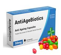 AntiAgeBiotics - Funny Gifts for Women, Joke Pill Box, Birthday Gifts for Mum, 30th, 40th, 50th Birthday Gifts for Women