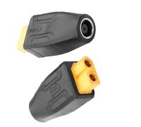 Antianxia 2Pcs XT60 to DC5521 Adapter XT60 Male to DC 5.5mm x 2.1mm Male Wireless (XT60 Female to DC5521 Female)