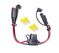 Antianxia SAE Connector Compatible with NOCO Genius Smart Battery Charger GC004 X-Connect 12inch-14AWG,SAE Extension Cord Cable, 3 * 20A Fused Waterproof Plugs