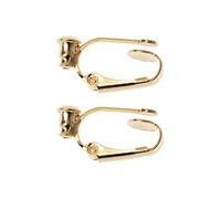 antianzhizhuang 2X Clip-on Earring Converters with Big Enough Open Pierced Comfort Skin Not Leave Mark Hold Tightly Silver DIY Wall Clock Movement Mechanism