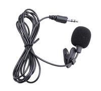 antianzhizhuang 3.5mm Clip On Microphone Lapel Tie Hands Free Lavalier Mic For Laptop PC BK Widely Use Wearable Small Mics Microphone Headset For Computer