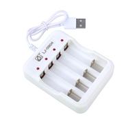 antianzhizhuang 4 Slots Smart Charger LCD Inidicating Intelligent Charger Adapter For AA AAA Ni-MH NiCd Rechargeable Batteries 4 Channels USB NiCd-NiMH Smart Charger Safe Protections