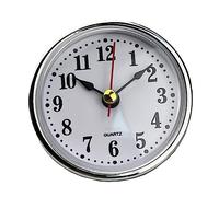 Antianzhizhuang Round Clock - 2.5" Diameter, Quartz Movement, Arabic Numerals, DIY Crafts