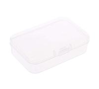 antianzhizhuang Small Storage Box Transparent Plastic Rectangle Multipurpose Display For Case For Small Parts Screws Flossers Storage Box Bottle Spray Organizer Basket Rack Tank Container Seal