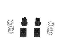 Antibacklash Spring Nut POM Nut High Accuracy Gap Eliminator for 3D Printer CR10 Ender 3 T8 Threaded Rod 8mm Lead Black 4 Nuts 2 Springs