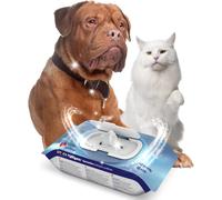 Antibacterial Antifungal Dog Wipes - 40 Pet Grooming Wipes for Ear Eye Paw