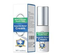 Antibacterial Cream for Private Parts, Antibiotic Cream for Skin Infection, Anti-Itch Soothing Ointment for Men 30g