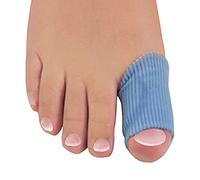 Antibacterial Digital Cap Strip Cut to Size Finger and Toe Sleeves Covers Contain Soothing Mineral Oil Relieve Pressure on Ingrown Toenails, Hammertoes, Corns and Toe Tips Latex Free Large Pk of 32