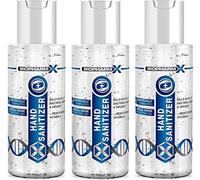 Antibacterial Hand Gel 100ml x3 - Medical Grade Hand Sanitiser with Vitamin E - Quick Dry Travel Pocket Size Hand Rub for Sensitive Skin