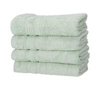 Antibacterial Hand Towel, Bath Towel, Set of 4, Terry Towels Made of Bamboo in 6 Colours, Eucalyptus, MPN: Bath Towel, 70 x 140 cm, Product: Set of 2 Bath Towels