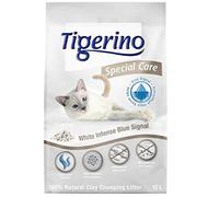 Tigerino Cat Litter Antibacterial Special Care White Intense Blue Signal 12L