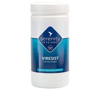 Antibacterial Surface Cleaning Wipes - Viresist 10 Day Residual Protection - Sanitising Surface Wipes for all Hard Surfaces- Made in UK - Refillable Tub of 150 Large Strong Wet Wipes - Tub Pack of 1